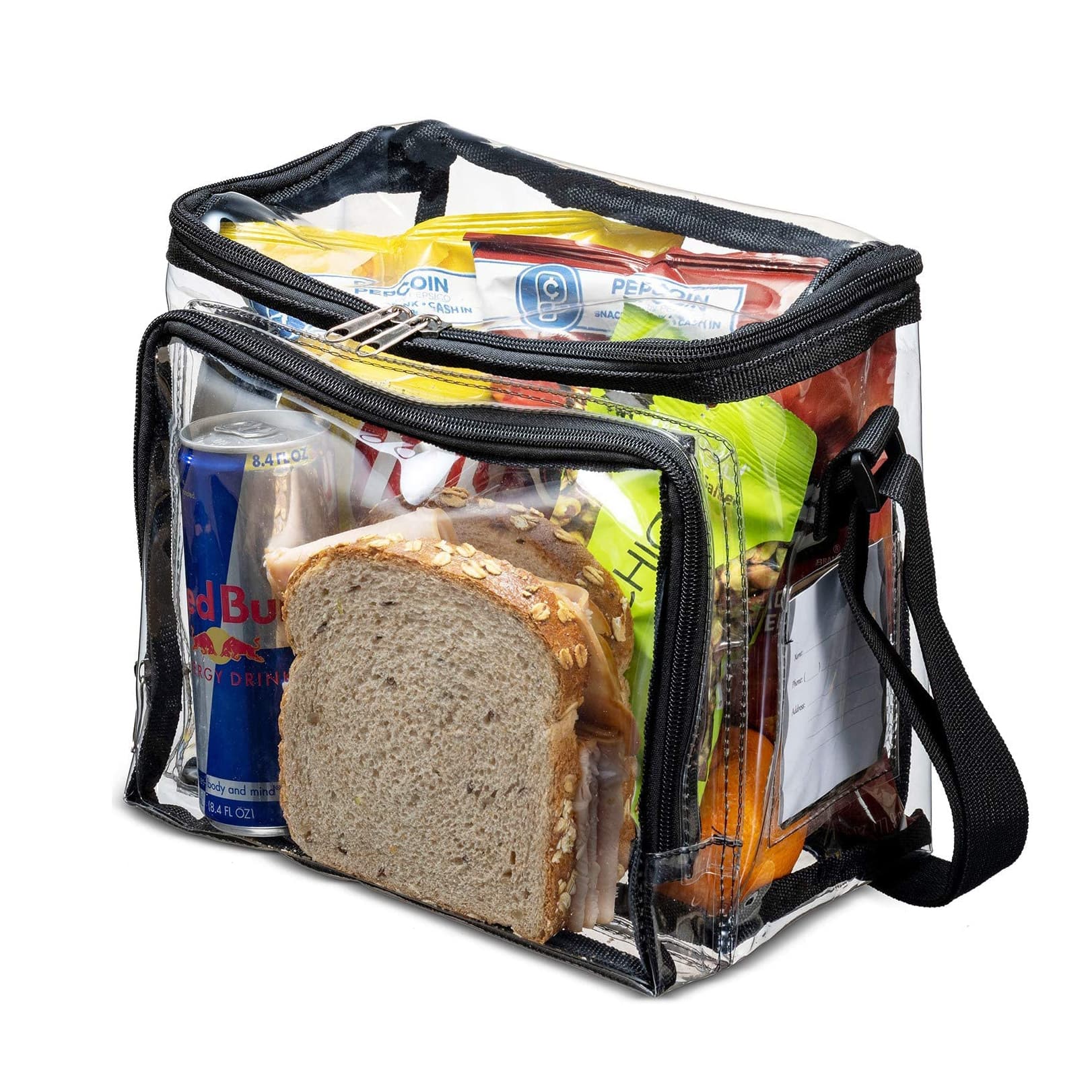 Clear Lunch Bag Tote Food Box Pvc Transparent Cooler Bag
