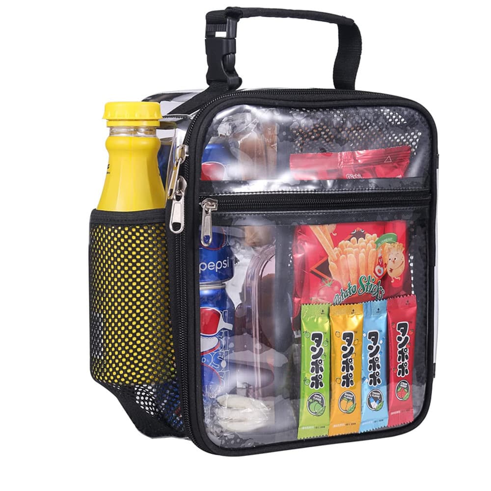 Stadium Approved Clear Lunch Bag Food Box PVC Transparent Cooler Bag Stadium Approved Clear Lunch Bag Food Box PVC Transparent Cooler Bag