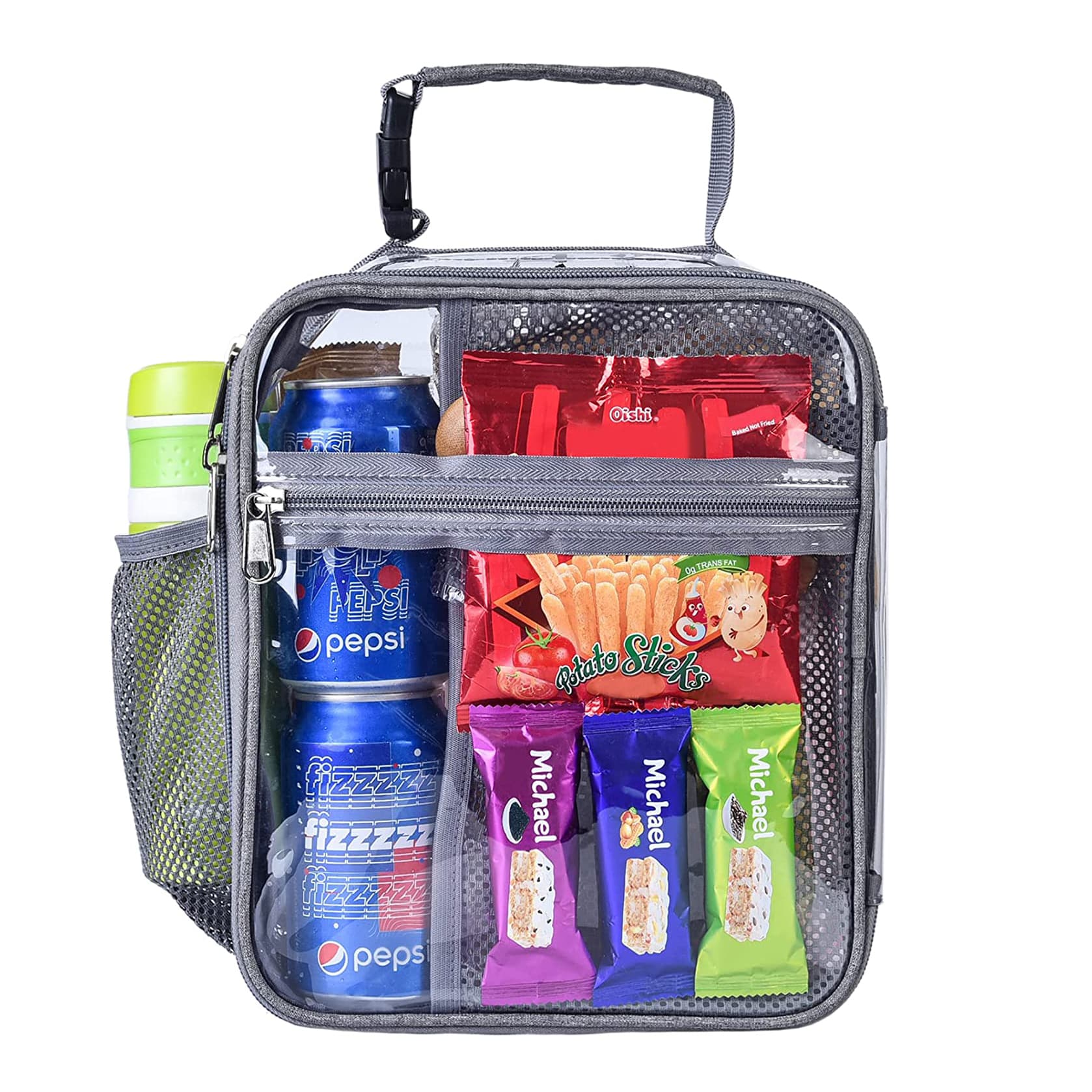 Stadium Approved Clear Lunch Bag Food Box PVC Transparent Cooler Bag Stadium Approved Clear Lunch Bag Food Box PVC Transparent Cooler Bag