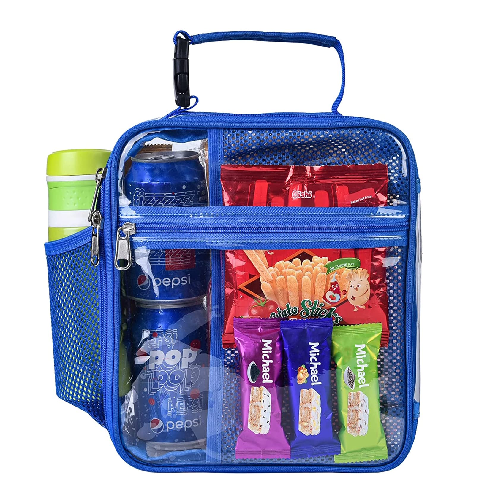Stadium Approved Clear Lunch Bag Food Box PVC Transparent Cooler Bag 