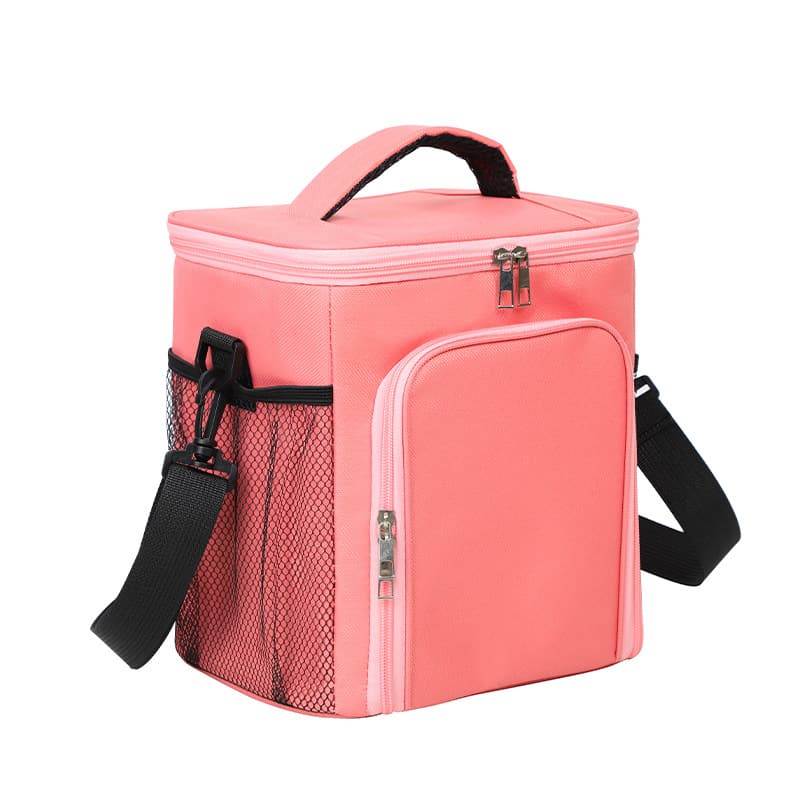 Portable Insulated Picnic Bag Cloth Shoulder Lunch Bags 