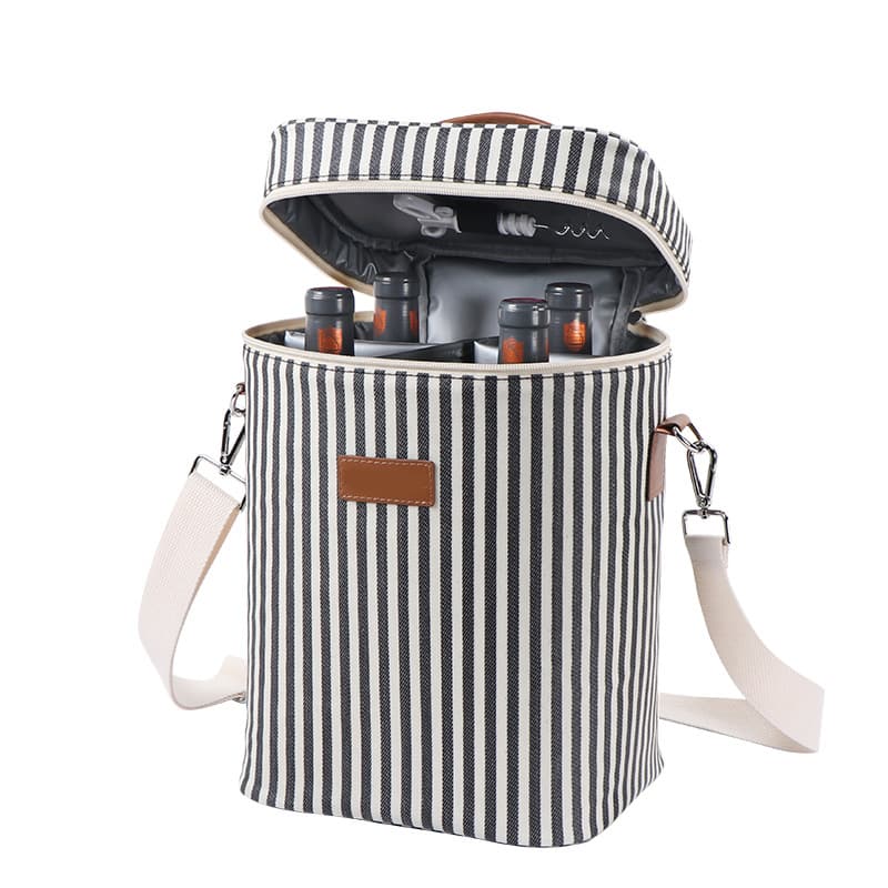4 Bottle Wine Carrier Insulated Wine Bag Cooler Bag 4 Bottle Wine Carrier Insulated Wine Bag Cooler Bag