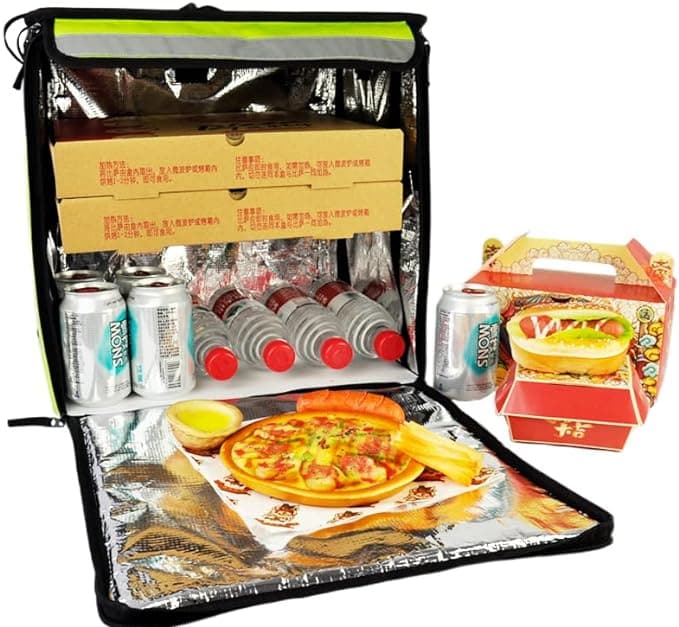 Super Large Cooler Backpack Food Pizza Delivery Bag for Motorcycle Super Large Cooler Backpack Food Pizza Delivery Bag for Motorcycle