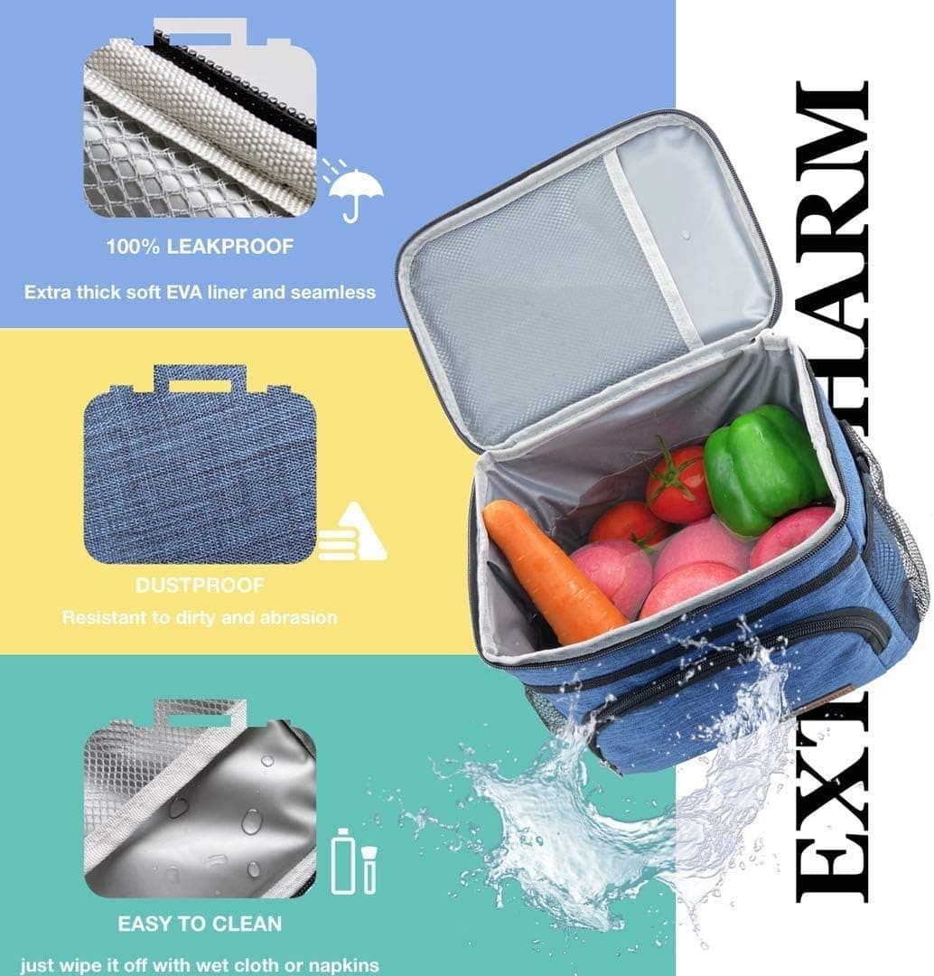 Insulated Picnic Lunch Bag Cooler Bag Insulated Picnic Lunch Bag Cooler Bag