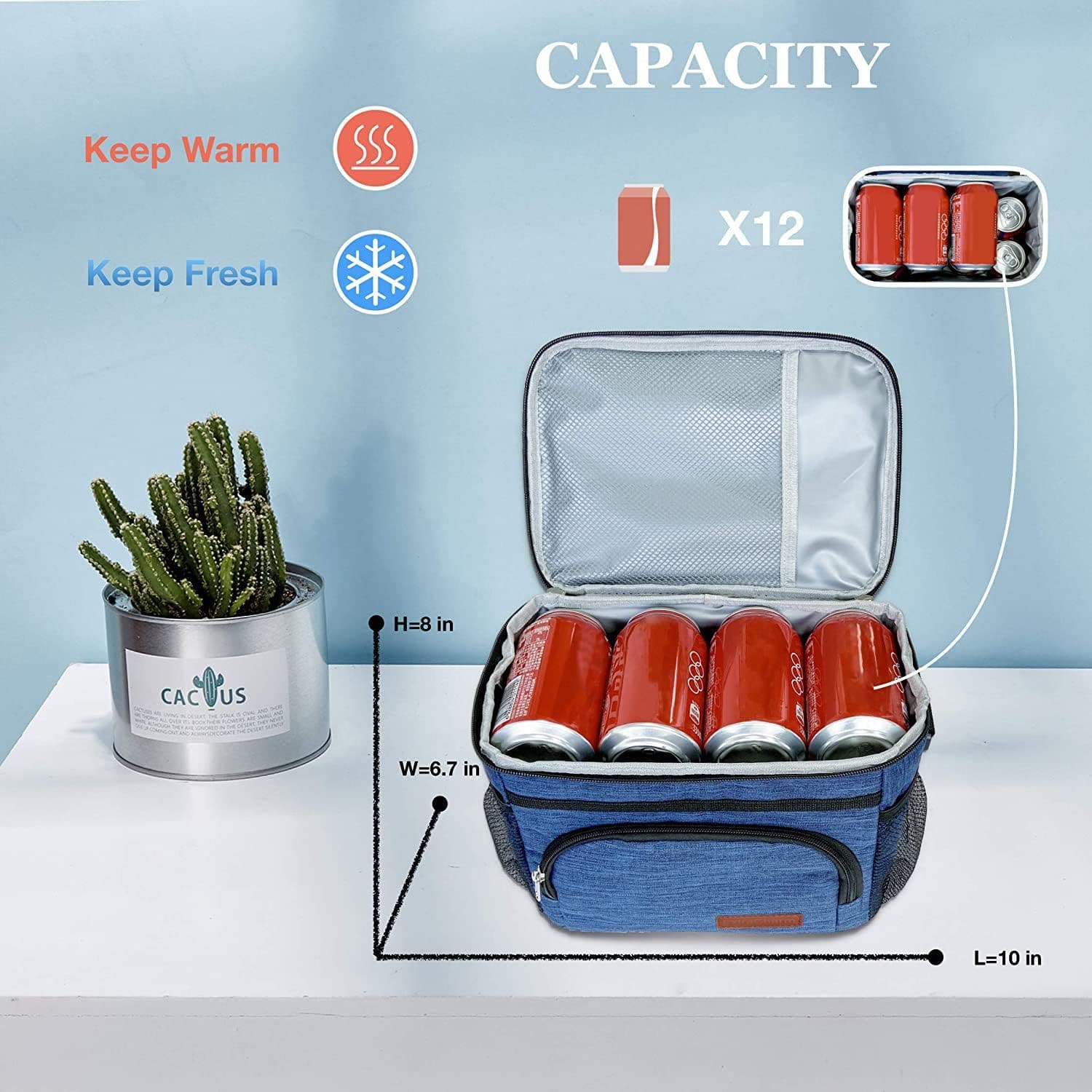 Insulated Picnic Lunch Bag Cooler Bag Insulated Picnic Lunch Bag Cooler Bag