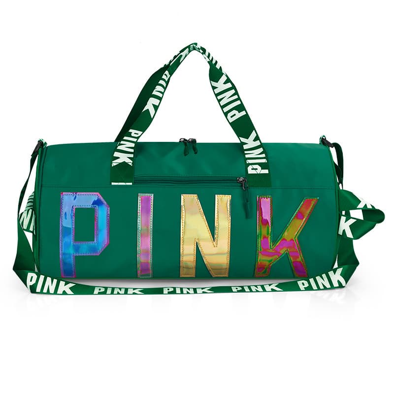 Pink Duffle Bags Gym Women Waterproof Sports Travel Bag
