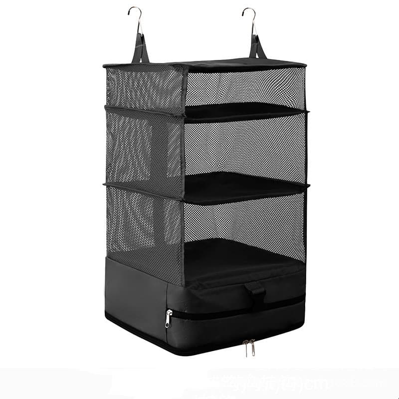 Portable Hanging Travel Shelves Bag Packing Organizer Storage Bag 