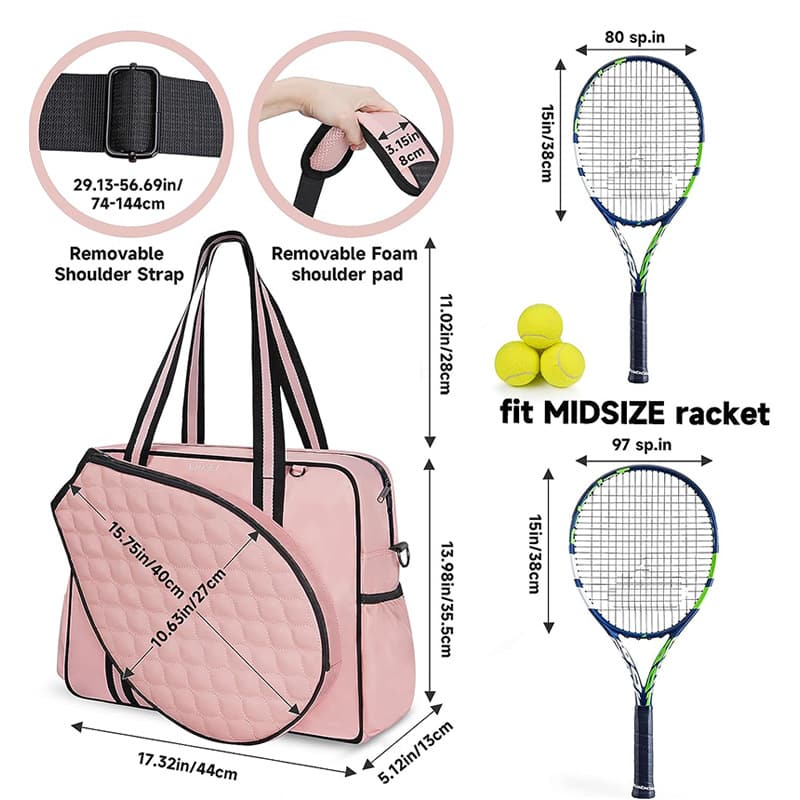 Tennis Racket Bag Badminton Kit Racket Shoulder Bag Tennis Racket Bag Badminton Kit Racket Shoulder Bag