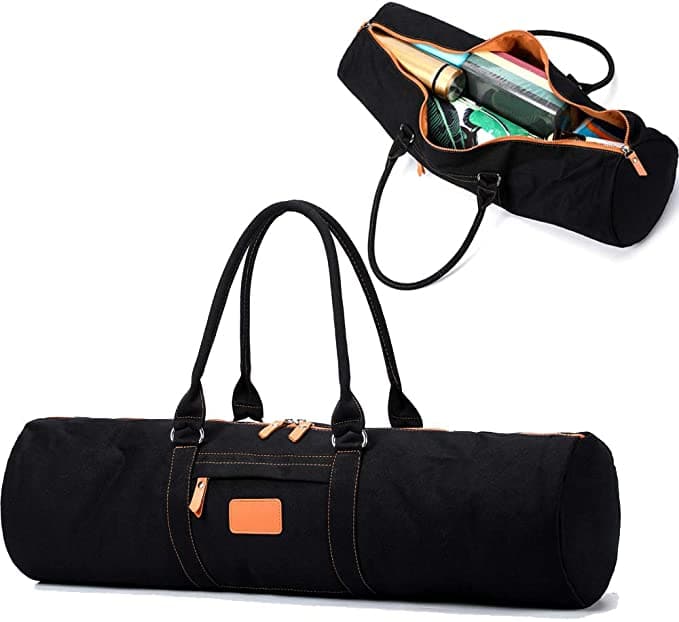Canvas Gym Yoga Mat Duffle Bag with Custom Logo