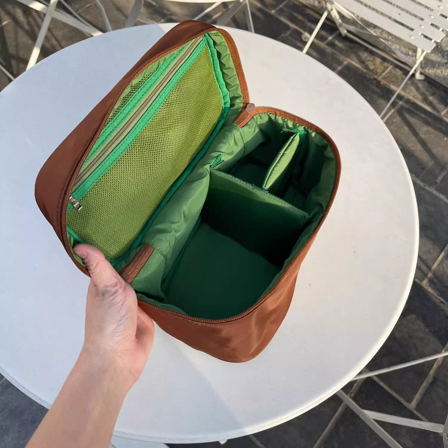 Telephone Shape Nylon Makeup Bag Portable Cosmetic Pouch Travel Storage Bag Telephone Shape Nylon Makeup Bag Portable Cosmetic Pouch Travel Storage Bag