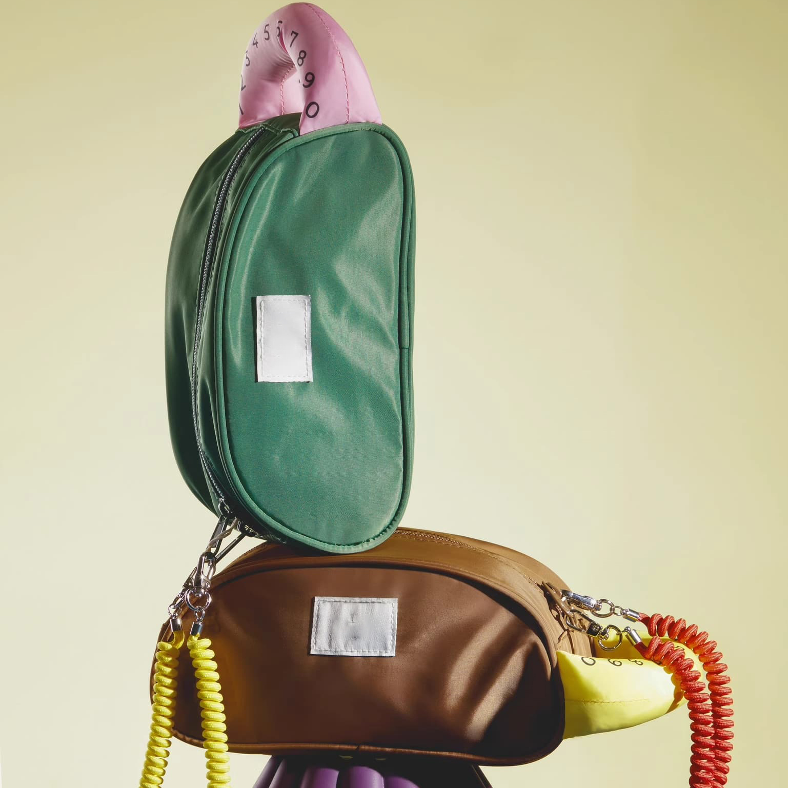 Hotdog Toiletry Bag with Hanging Hook Makeup Cosmetic Bag Travel Organizer
