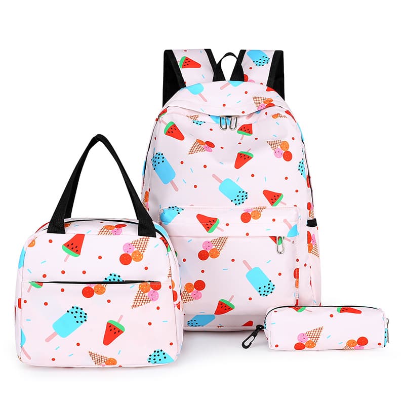 3 Pcs Set School Bags Backpack Travel Backpack 3 Pcs Set School Bags Backpack Travel Backpack