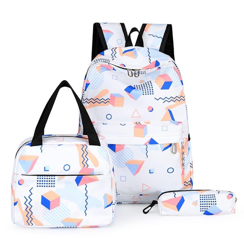3 Pcs Set School Bags Backpack Travel Backpack 3 Pcs Set School Bags Backpack Travel Backpack