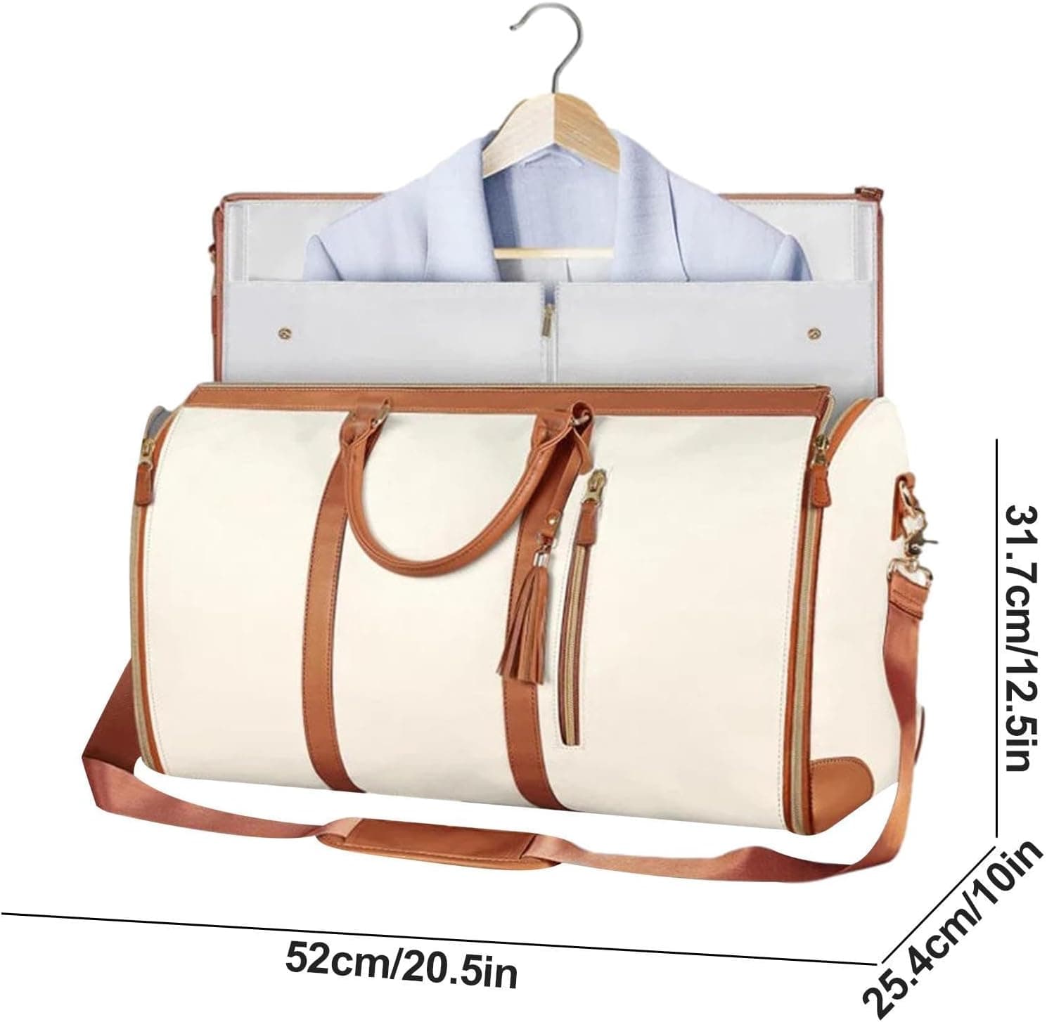 Foldable Garment Bags with Shoe Pouch Travel Luggage Organizers Foldable Garment Bags with Shoe Pouch Travel Luggage Organizers