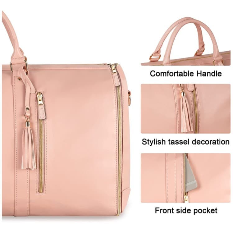 Foldable Garment Bags with Shoe Pouch Travel Luggage Organizers Foldable Garment Bags with Shoe Pouch Travel Luggage Organizers