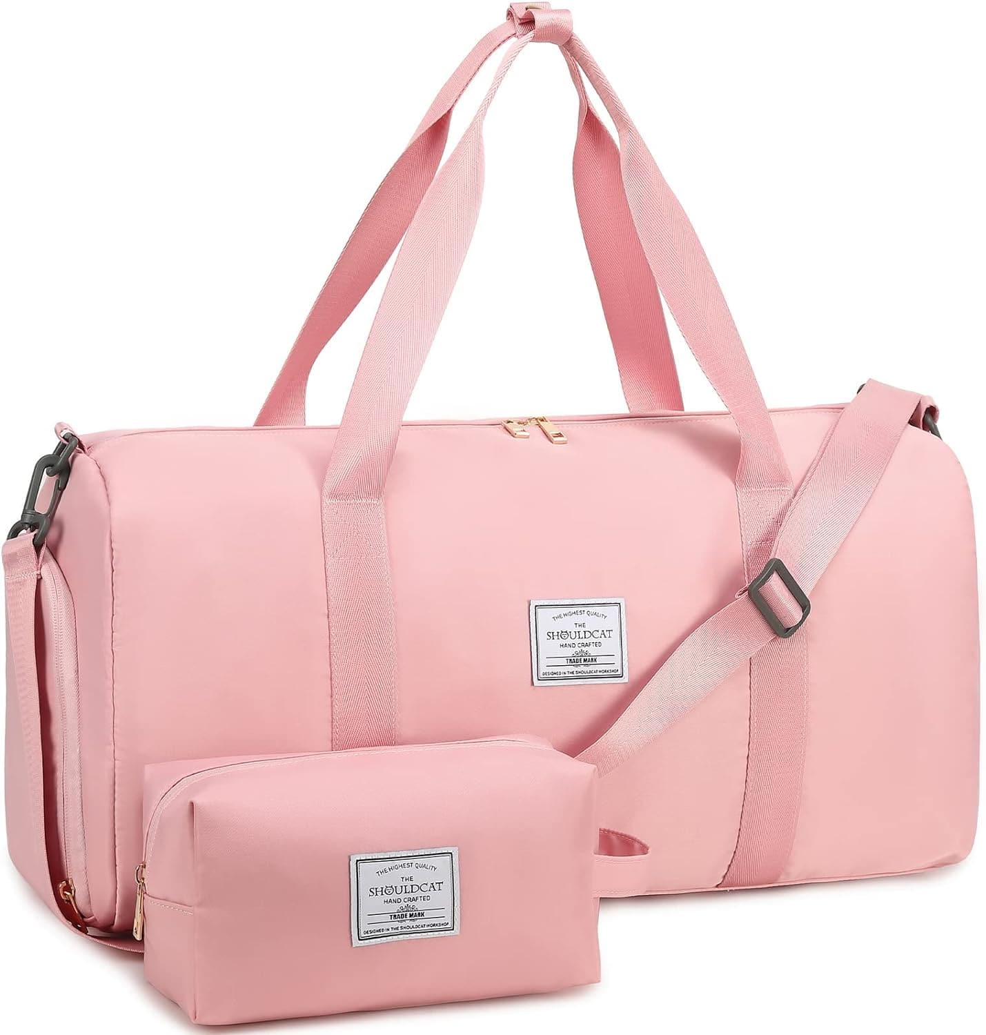 Weekender Bags Gym Bag with Shoe Compartment Duffle Bag Set