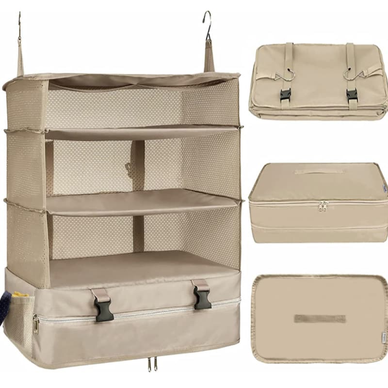 Portable Hanging Travel Shelves Packing Cubes Organizer Luggage Organizers for Suitcas Portable Hanging Travel Shelves Packing Cubes Organizer Luggage Organizers for Suitcas