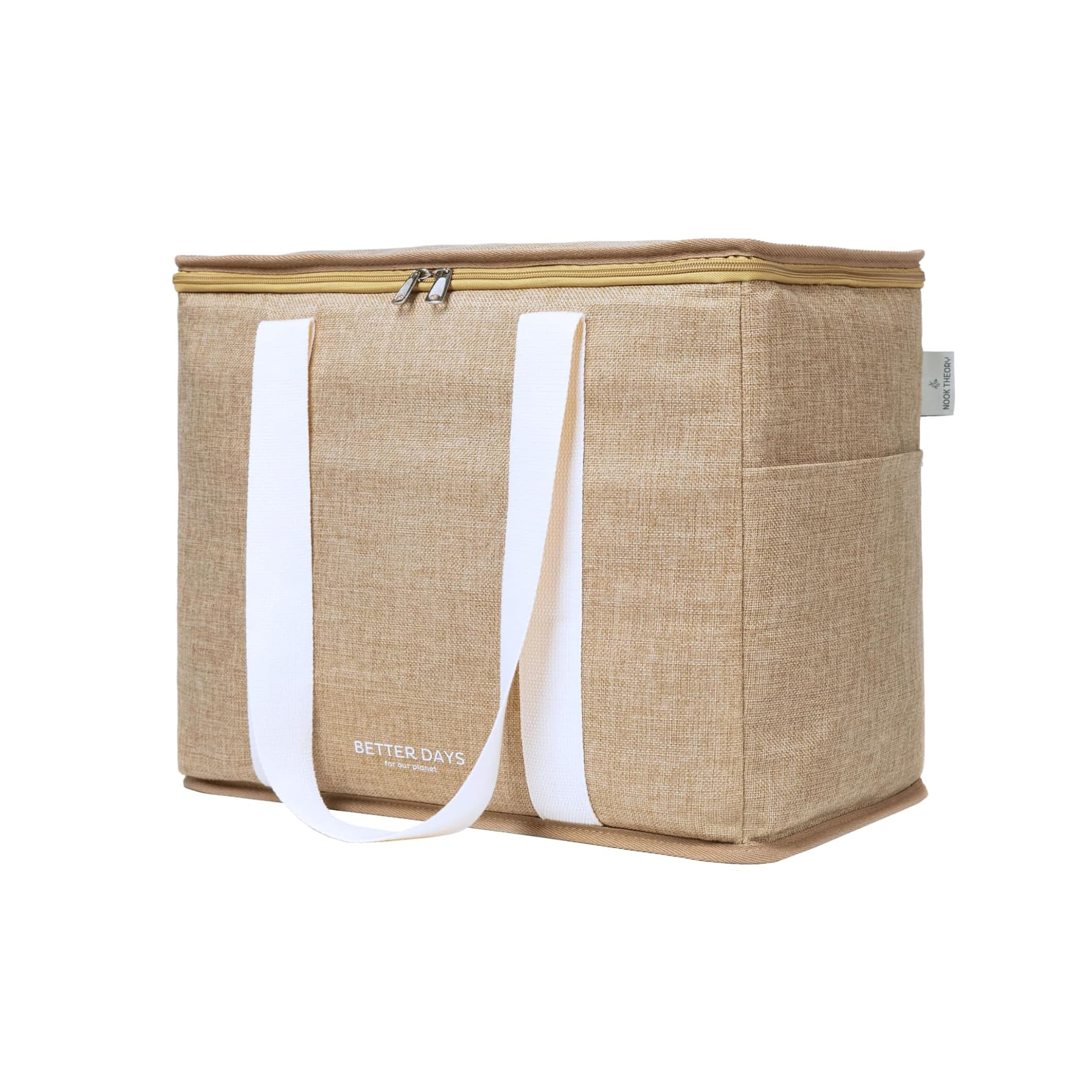 Canvas Cooler Bag Lunch Insulated Bag Insulated Disposable Cooler Beach Bag
