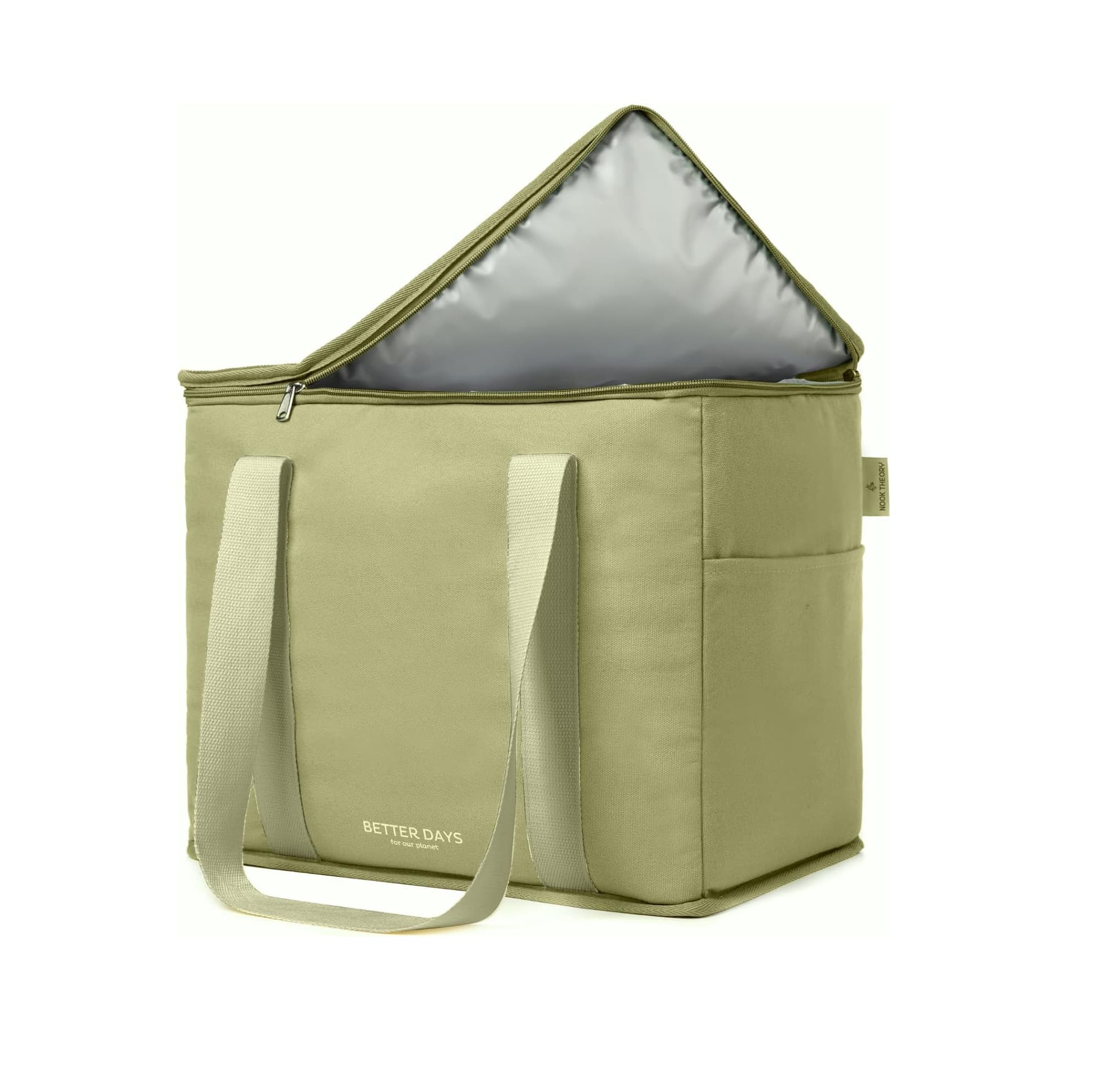Canvas Cooler Bag Lunch Insulated Bag Insulated Disposable Cooler Beach Bag