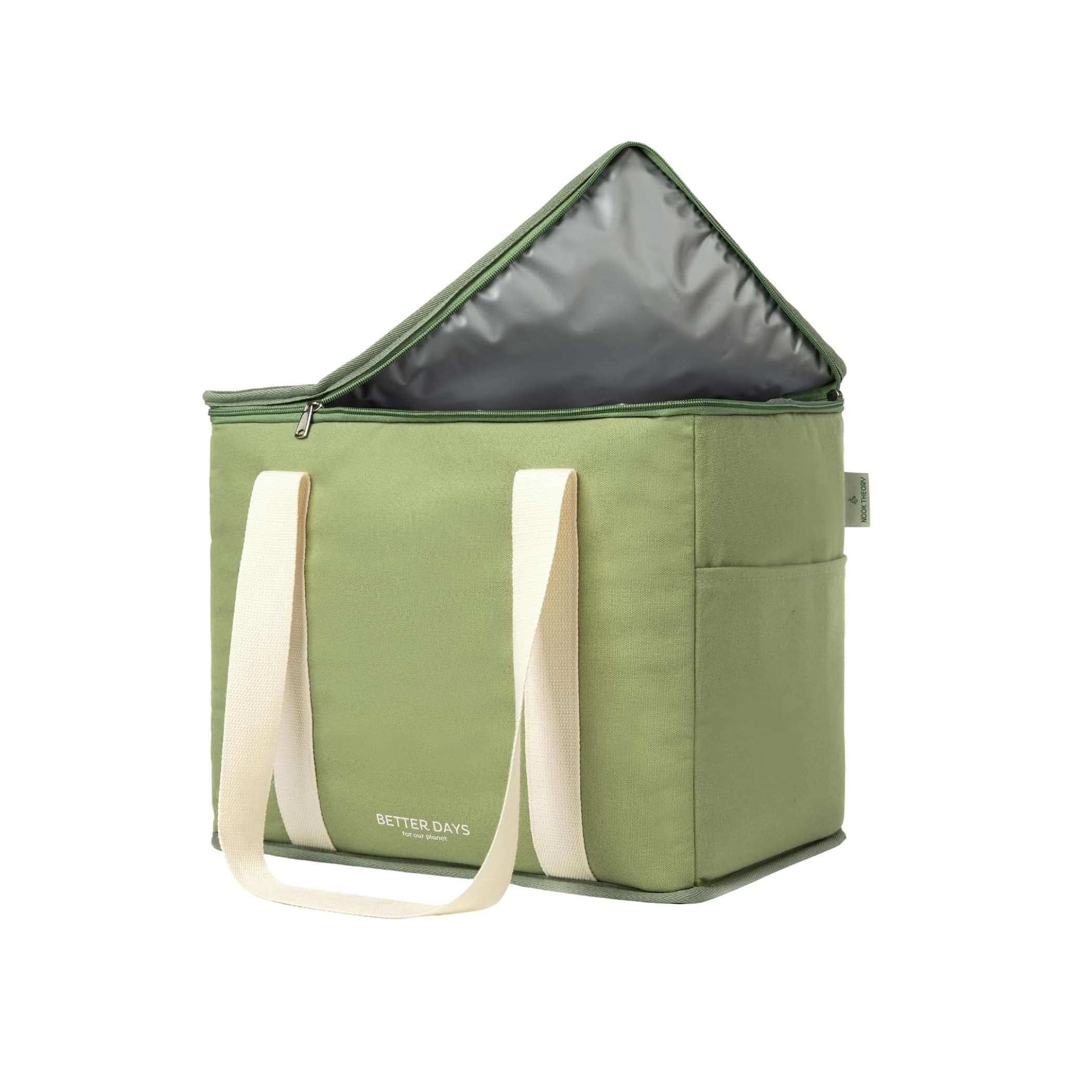 Canvas Cooler Bag Lunch Insulated Bag Insulated Disposable Cooler Beach Bag
