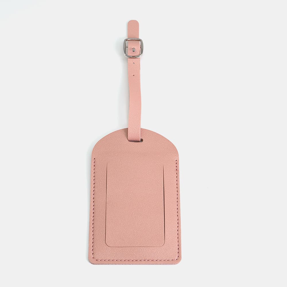 PU Leather Luggage Tag for Suitcase Label for Handbag Travel Bag 