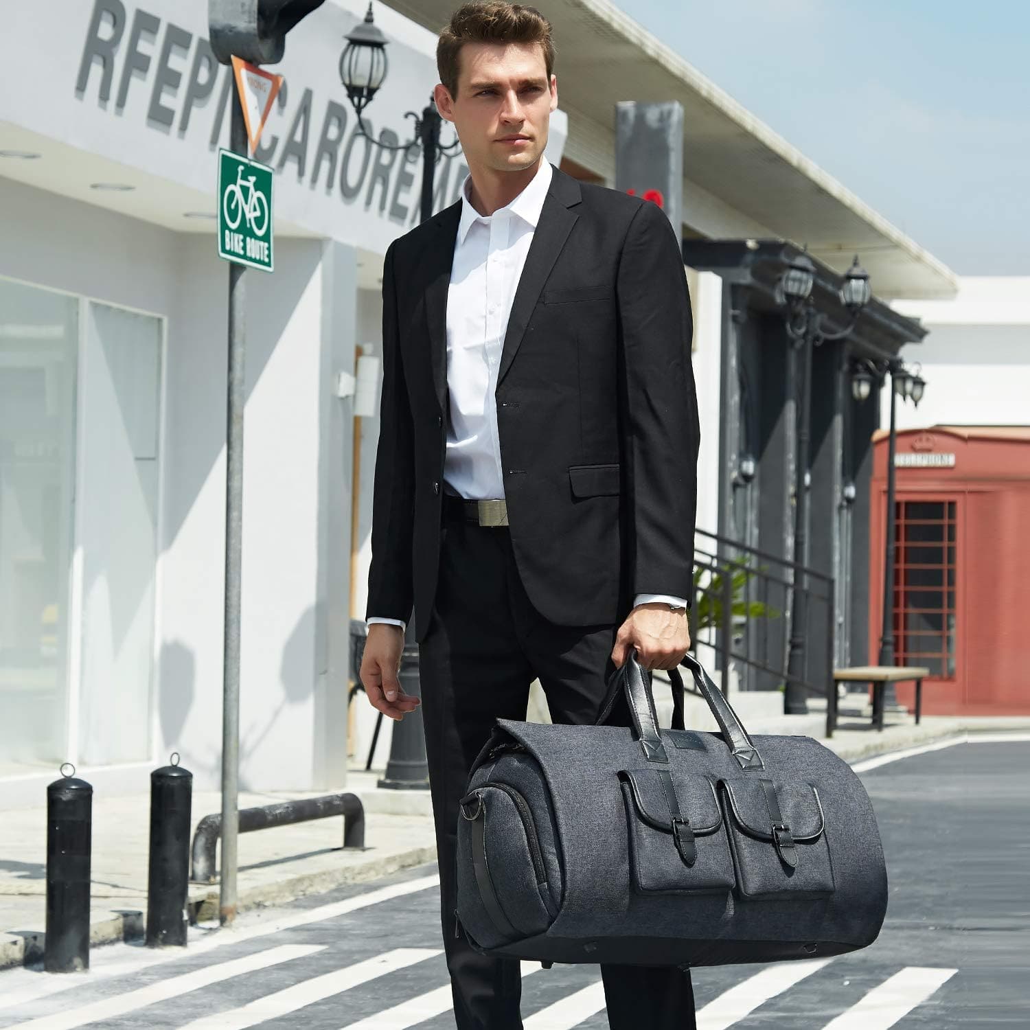 Travel Bag Suitcase Portable Foldable Garment Bag 