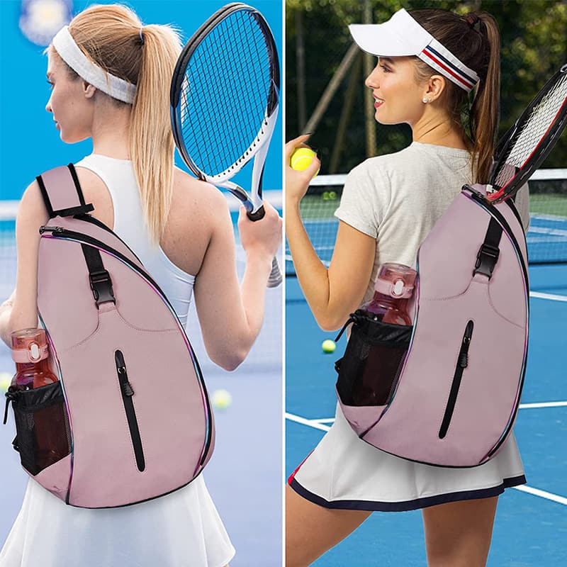 Crossbody Sports Bag Tennis Badminton Pickleball Rackets Sling Backpack Crossbody Sports Bag Tennis Badminton Pickleball Rackets Sling Backpack