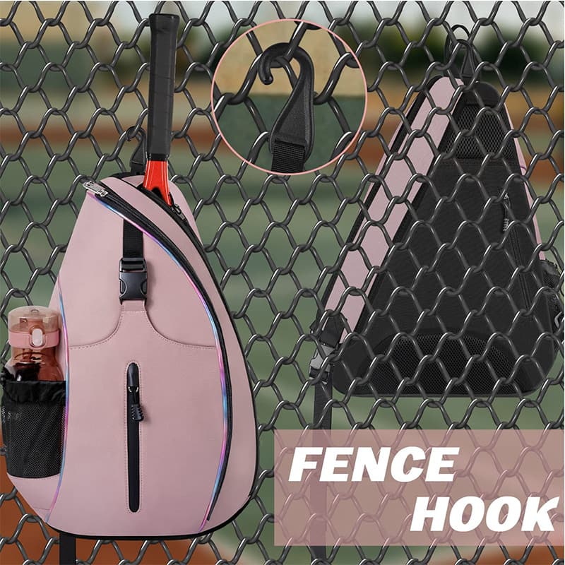 Crossbody Sports Bag Tennis Badminton Pickleball Rackets Sling Backpack 