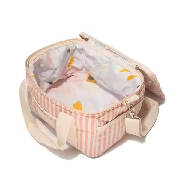 Cotton Insulated Travel Beach Picnic Cooler Bag Cotton Insulated Travel Beach Picnic Cooler Bag