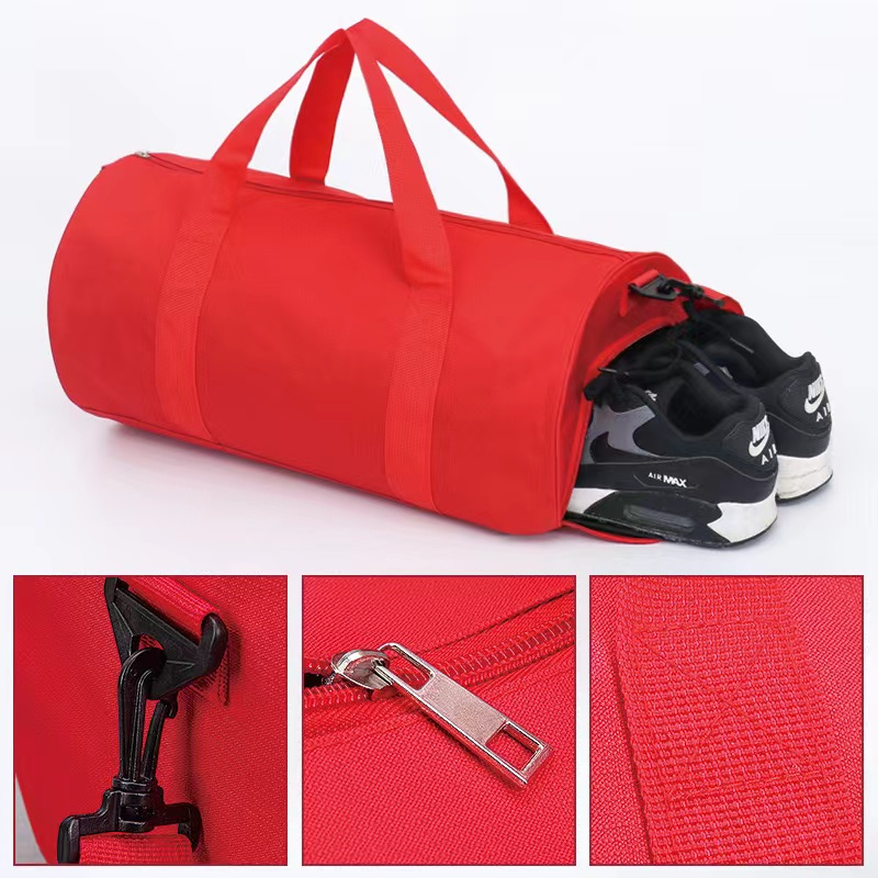 Customised Round Gym Bag Barrel Duffel Bag Travel Sport Gym Bag