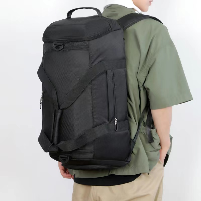 New Two Way Duffle Bag Travel Backpack with Shoe Compartment