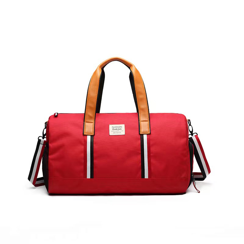 Nylon Gym Bag with Nylon Webbing Strap Custom Logo Nylon Fashion Sports Bag