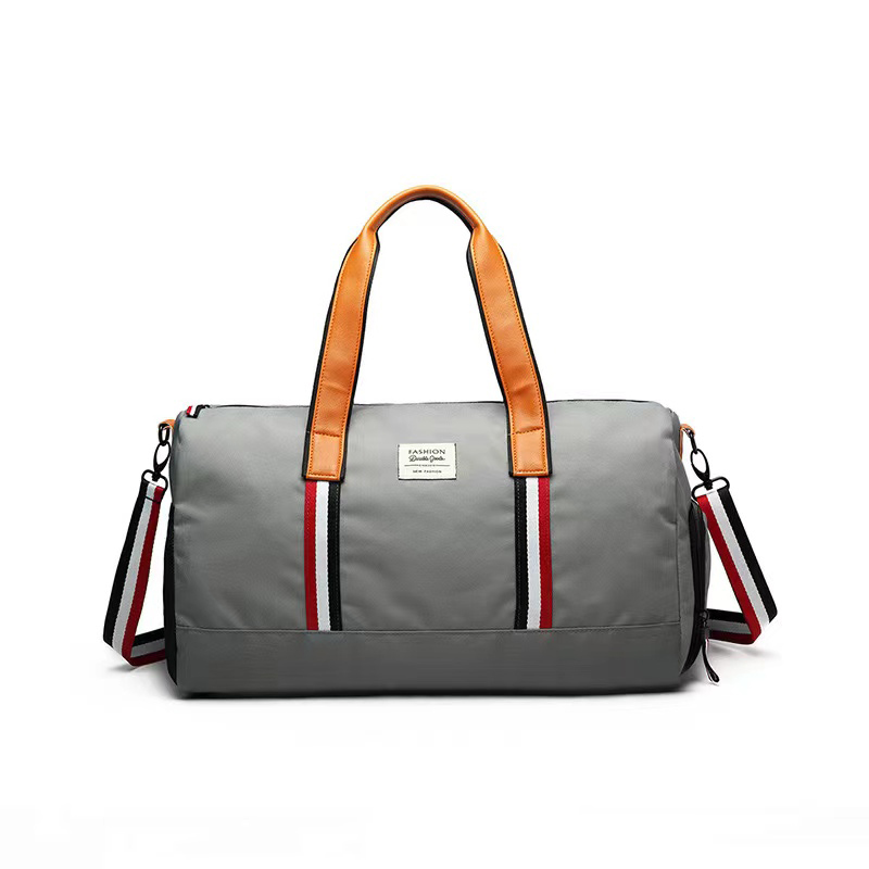 Nylon Gym Bag with Nylon Webbing Strap Custom Logo Nylon Fashion Sports Bag