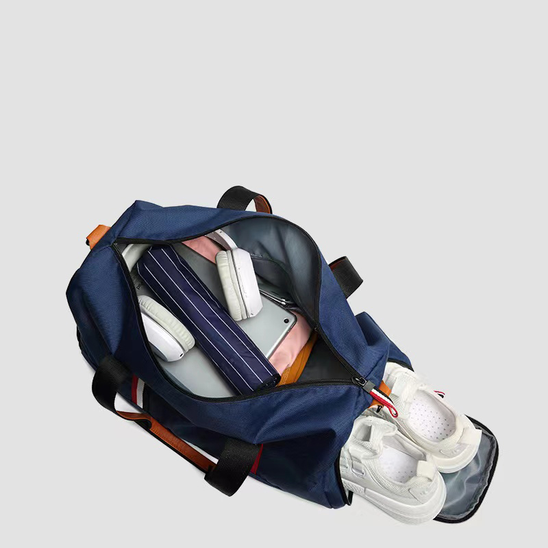 Nylon Gym Bag with Nylon Webbing Strap Custom Logo Nylon Fashion Sports Bag