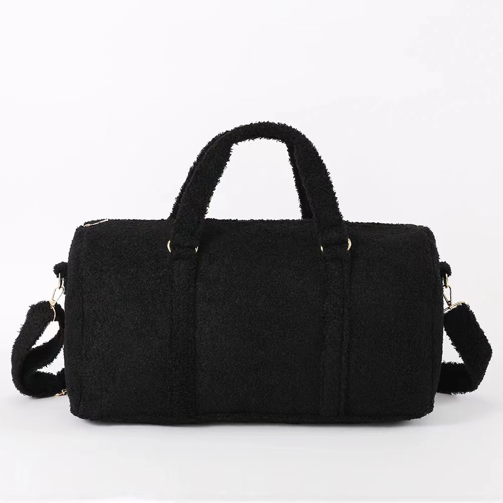 Cute Teddy Sharpe Shoulder Bag Duffle Bag Weekender Bag for Travel 