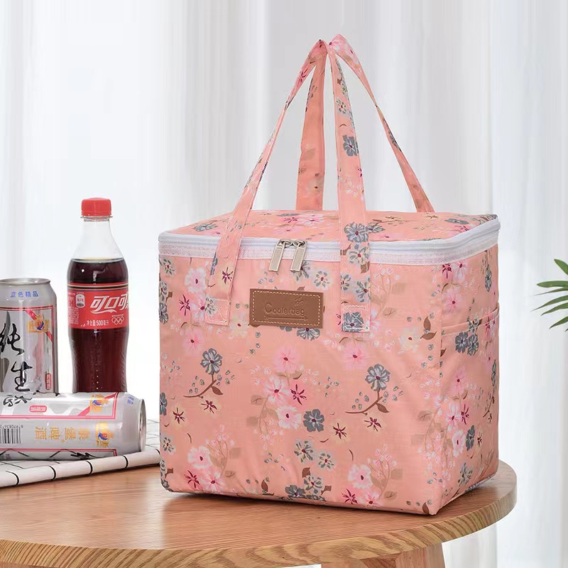 Floral Printed Picnic Bag Insulated Lunch Bag Cooler Bag Floral Printed Picnic Bag Insulated Lunch Bag Cooler Bag