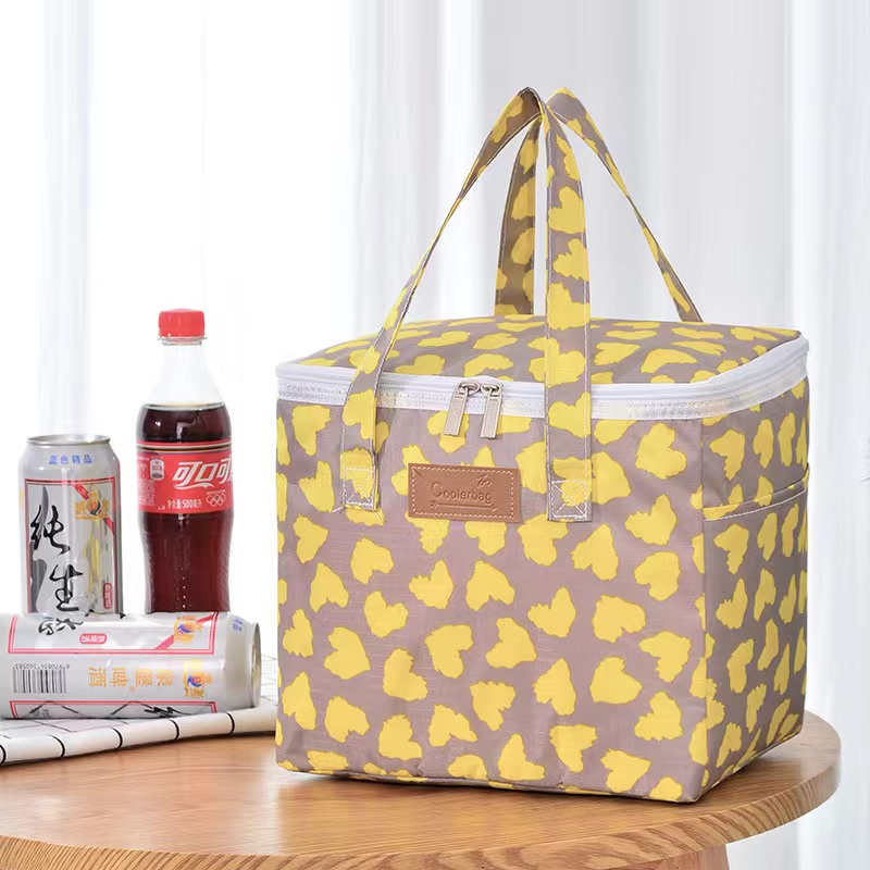 Floral Printed Picnic Bag Insulated Lunch Bag Cooler Bag Floral Printed Picnic Bag Insulated Lunch Bag Cooler Bag