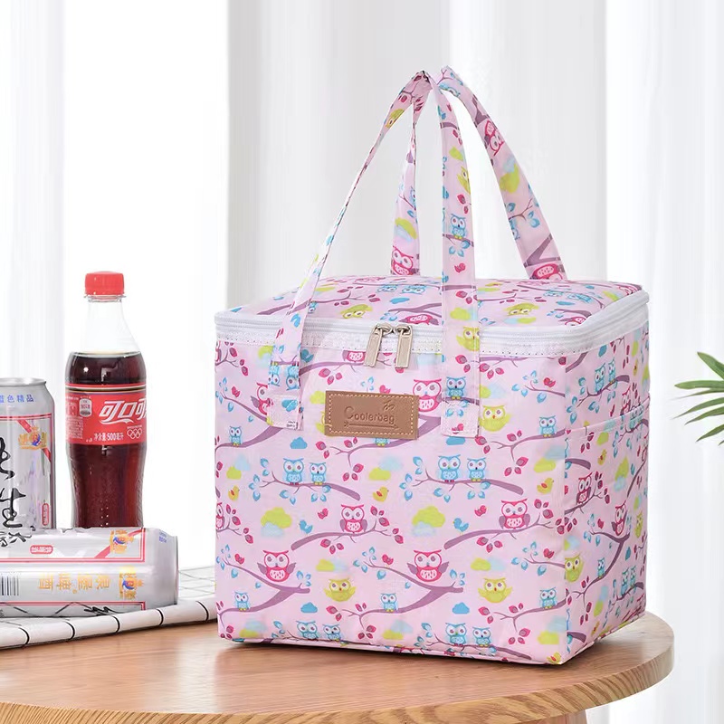 Floral Printed Picnic Bag Insulated Lunch Bag Cooler Bag Floral Printed Picnic Bag Insulated Lunch Bag Cooler Bag