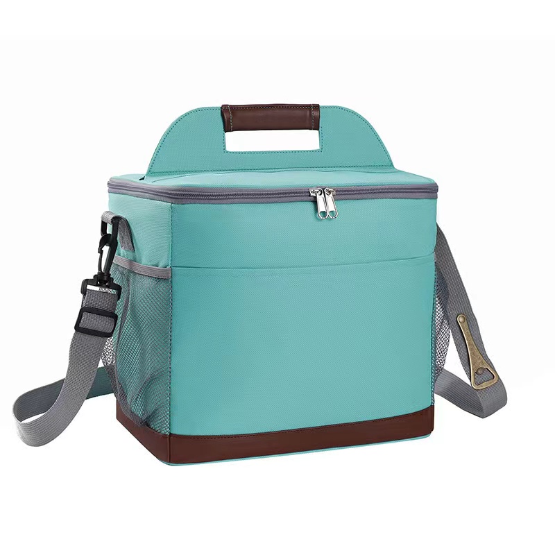 Insulated Lunch Box Portable PEVA Leakproof Lining Thermal Cooler Bag 