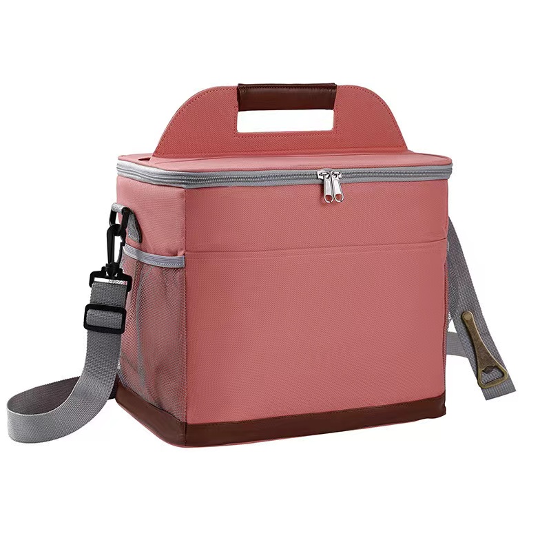 Insulated Lunch Box Portable PEVA Leakproof Lining Thermal Cooler Bag Insulated Lunch Box Portable PEVA Leakproof Lining Thermal Cooler Bag