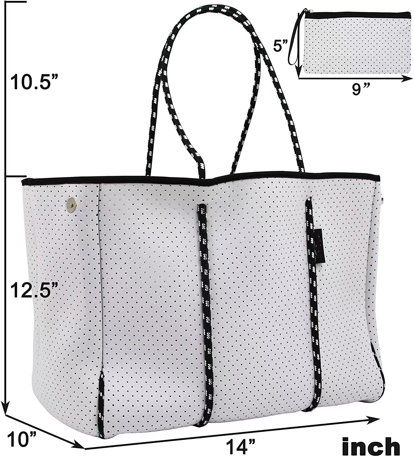 Neoprene Beach Bag Shopping Bag Women Handbag Tote Bag Neoprene Beach Bag Shopping Bag Women Handbag Tote Bag