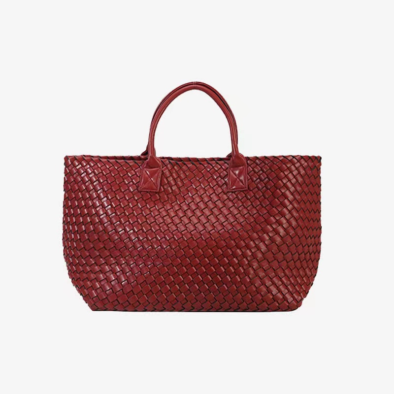 Luxury Handmade Woven PU Leather Handbags Large Oversized Beach Shopping Shoulder Tote Bag for Women Luxury Handmade Woven PU Leather Handbags Large Oversized Beach Shopping Shoulder Tote Bag for Women