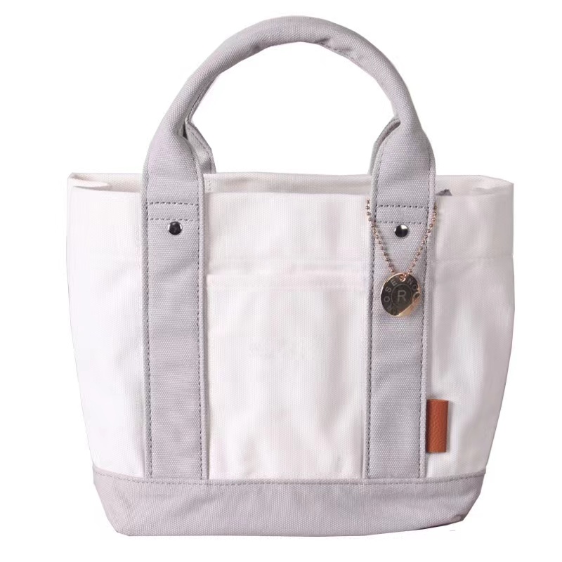 Heavy Duty Thick 16oz Canvas Handbag Elegant Tote Bag 