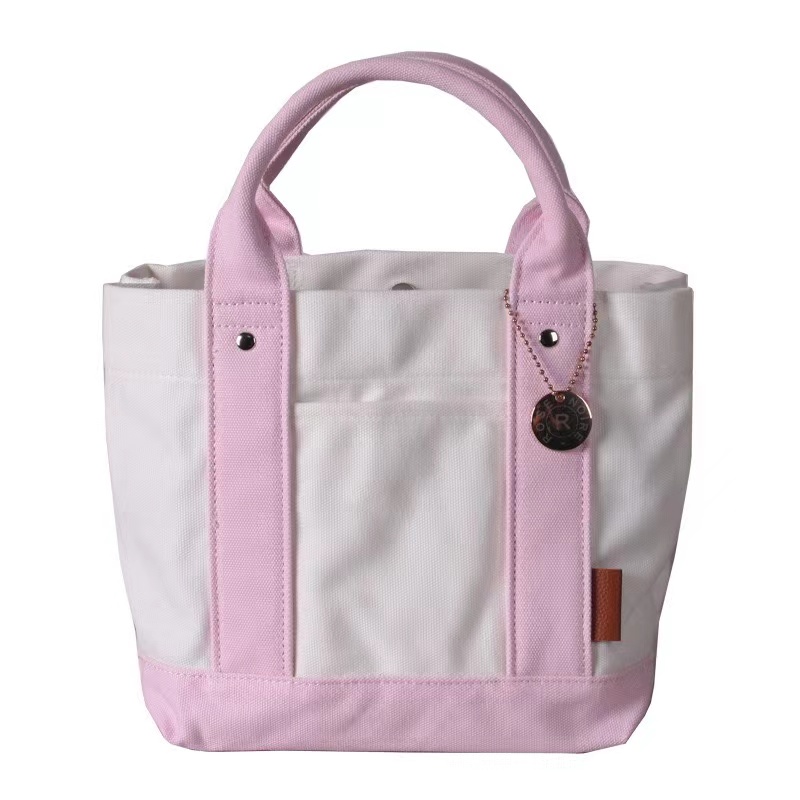 Heavy Duty Thick 16oz Canvas Handbag Elegant Tote Bag 