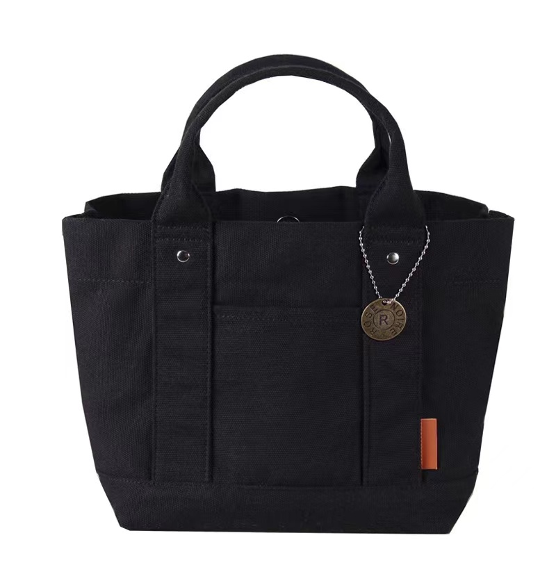 Heavy Duty Thick 16oz Canvas Handbag Elegant Tote Bag 