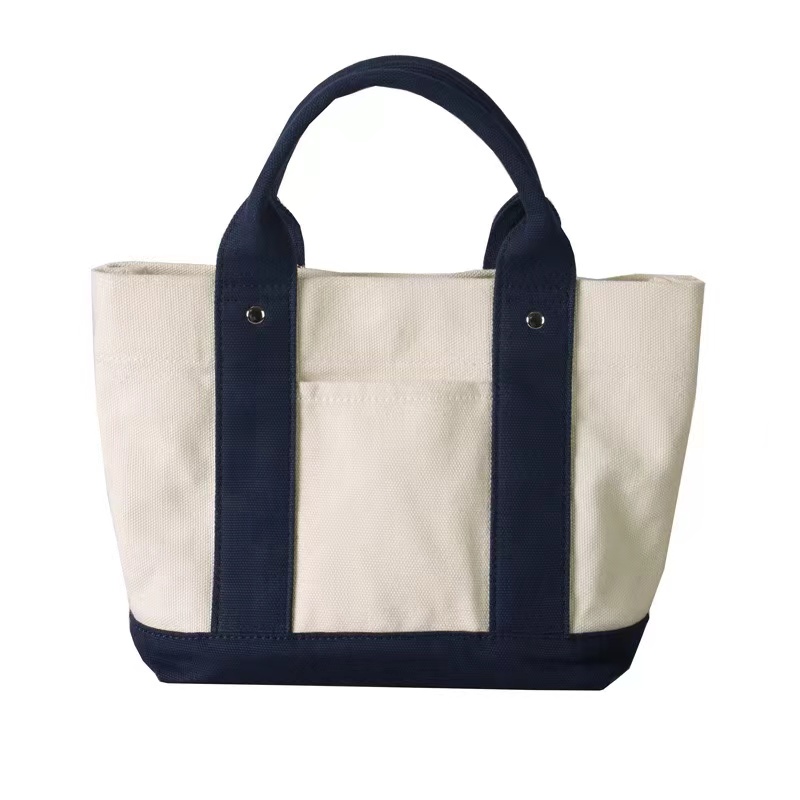 Heavy Duty Thick 16oz Canvas Handbag Elegant Tote Bag 