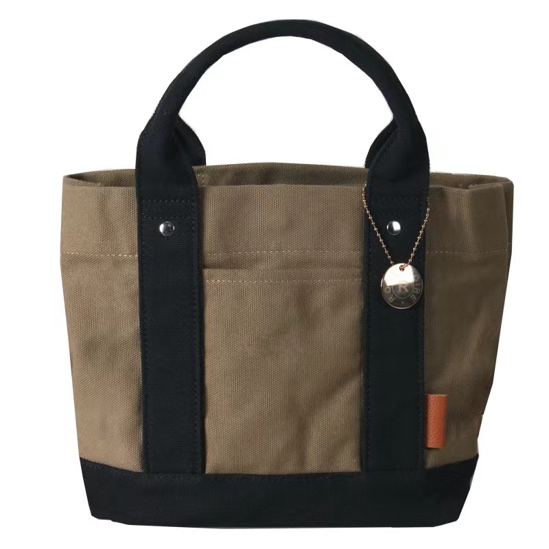 Heavy Duty Thick 16oz Canvas Handbag Elegant Tote Bag 