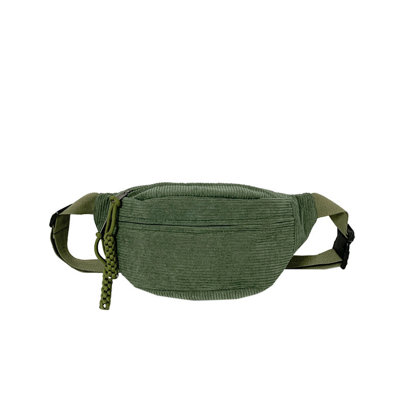 Corduroy Chest Bag Fanny Pack Casual Crossbody Shoulder Waist Belt for Outdoor Use Corduroy Chest Bag Fanny Pack Casual Crossbody Shoulder Waist Belt for Outdoor Use