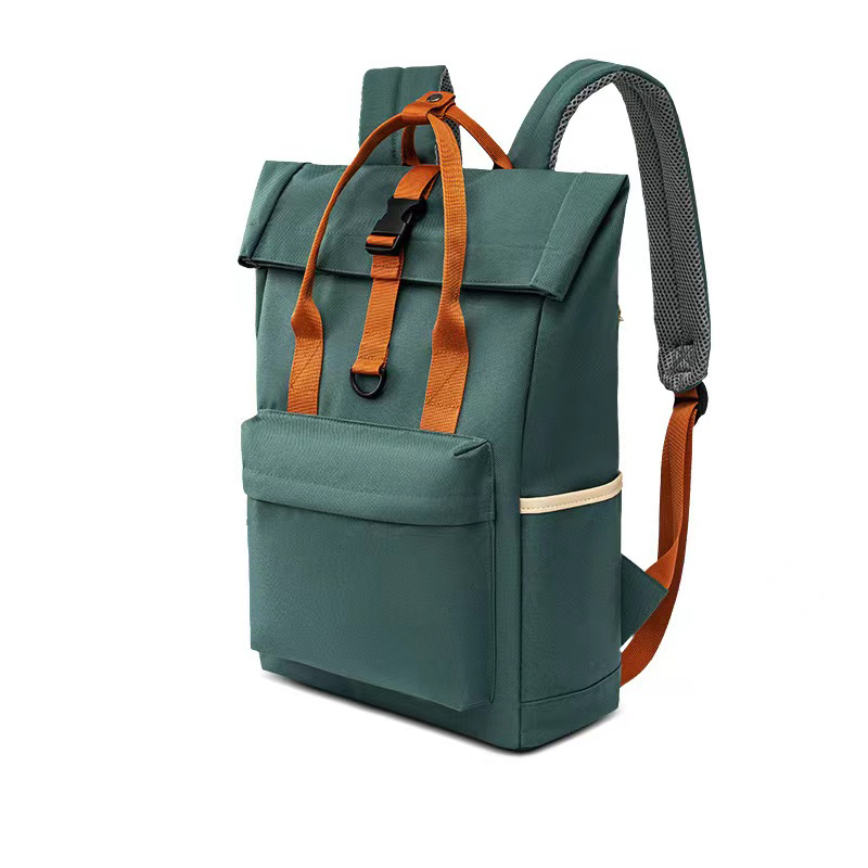 Anti Theft Expandable Roll Top Backpack with Laptop Pocket Anti Theft Expandable Roll Top Backpack with Laptop Pocket