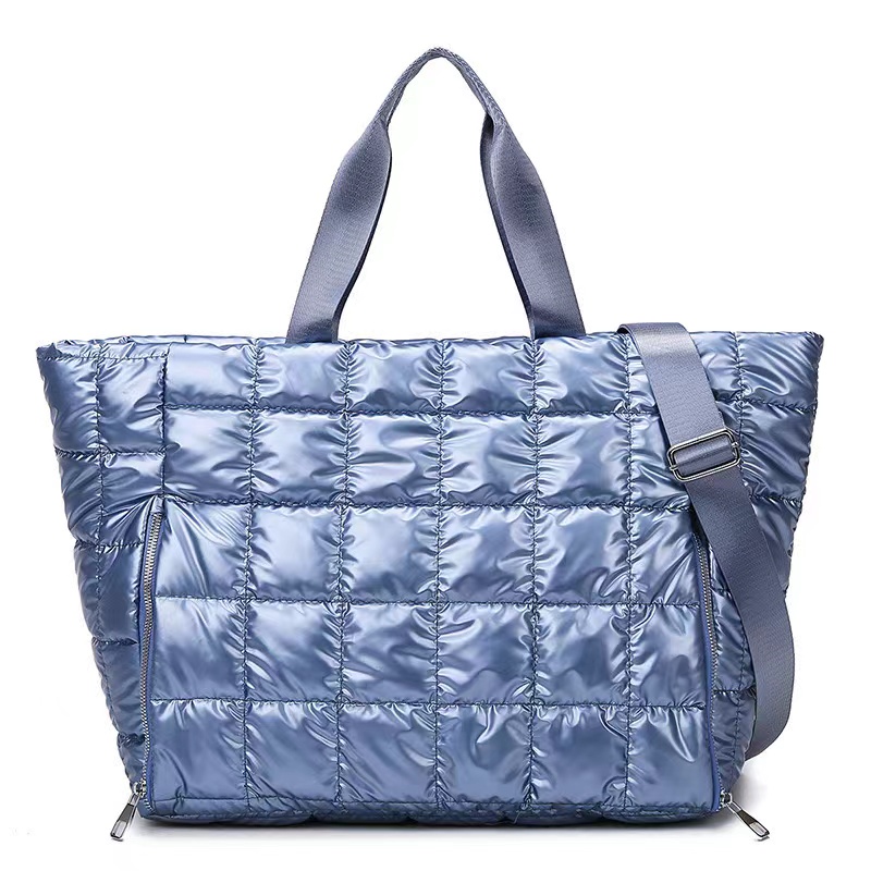 Cotton Down Quilted Handbag Puffer Crossbody Bag 